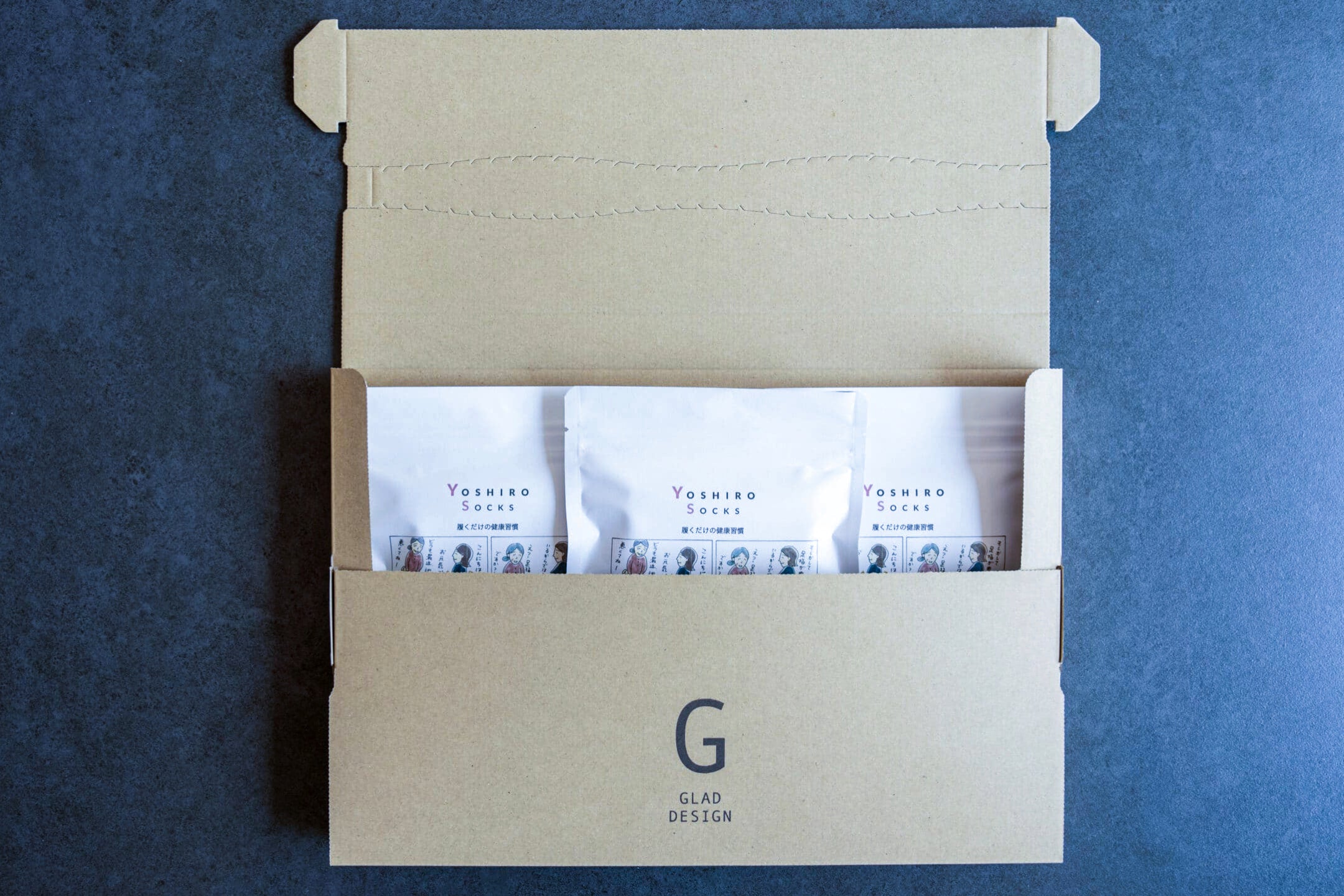 |限定500足|プラチナネイビー|YOSHIRO SOCKS PRO2